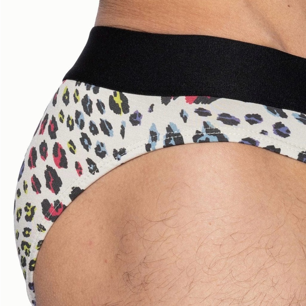 Bike Athletic Modal Animal Print Briefs - Picture 5 of 5